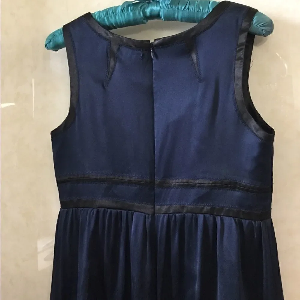 Proenza Schouler Sz5 SILK dress Navy sleeveless